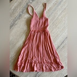Roxy peach sundress
